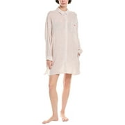 womens Sleep Shirt, l, Tan